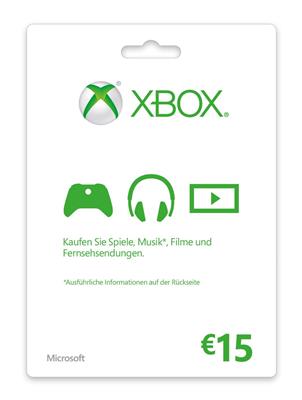 [K4W-02559] Microsoft Xbox Gift Card 15 EUR (EMEA, Digital Key)