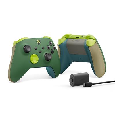 [QAU-00114] Microsoft Xbox Remix Special Edition Green Bluetooth/USB Gamepad Analogue / Digital Android, PC, Xbox One, Xbox Series S, Xbox Series X, iOS