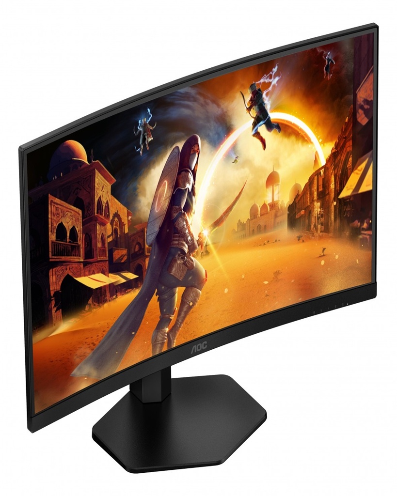 [CQ27G4X] AOC MONITOR CQ27G4X, CURVED GAMING 27'', G, 180HZ, VA LED, 2560x1440, 80M:1, 0.5MS, 300 CD/M², AMD FREESYNC, TILT