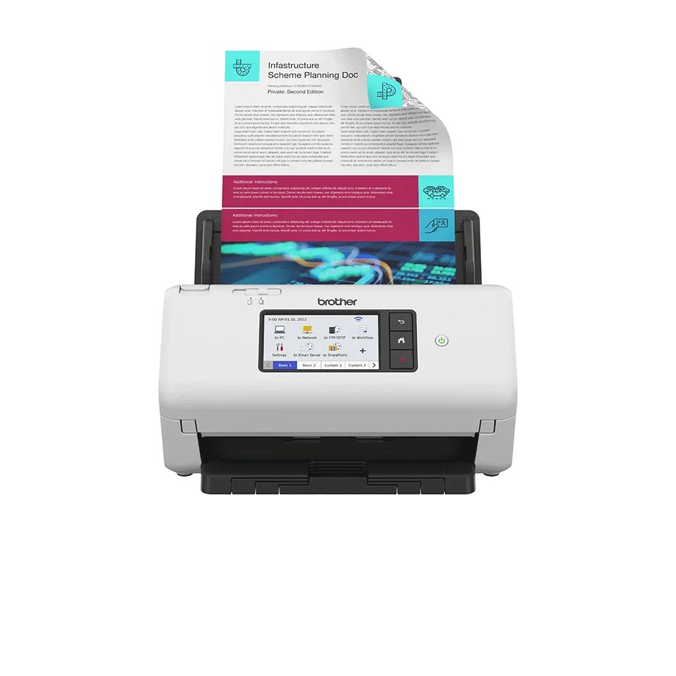 [4977766814706] ADS4700W BROTHER Desktop document scanner Wireless & Ethernet