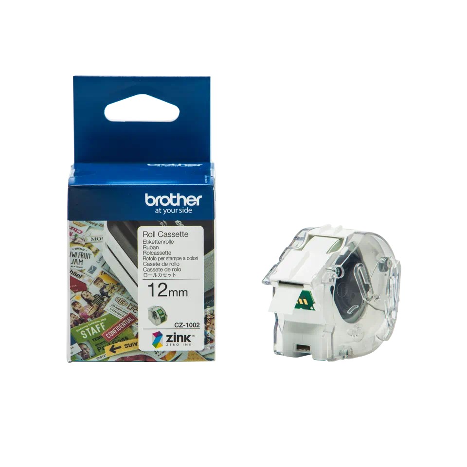 CZ1002 (S) BROTHER Roll Cassette  12mm x 5M for VC500W