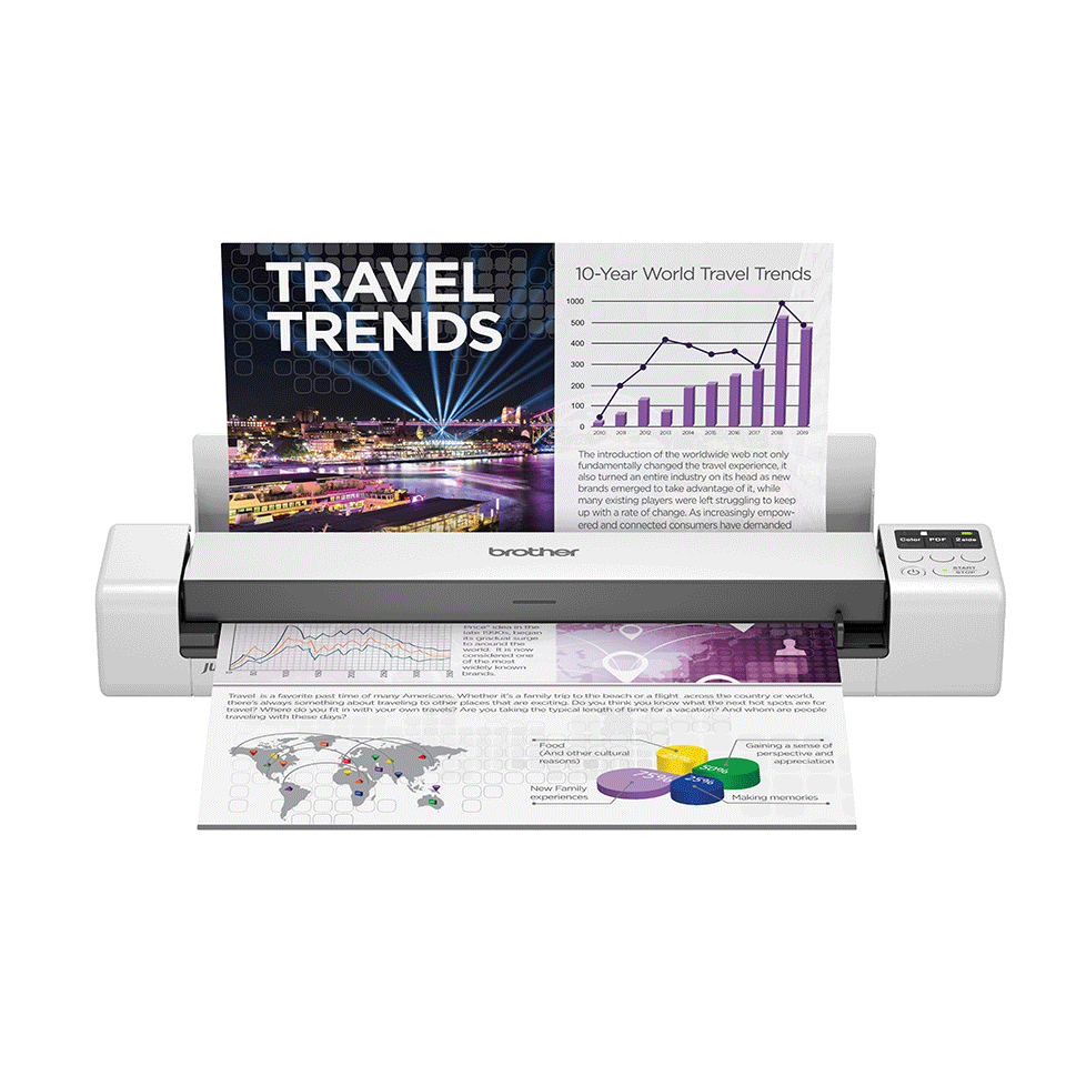 [4977766800631] DS940DW BROTHER 2-sided Portable Document Scanner With Wifi