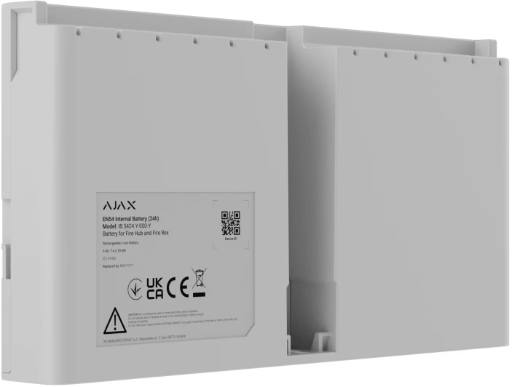 [29478] Ajax EN54 Fire Detection Internal Battery For Hub/Rex (24h) White