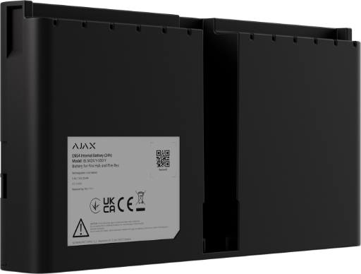 [29477] Ajax EN54 Fire Detection Internal Battery For Hub/Rex (24h) Black