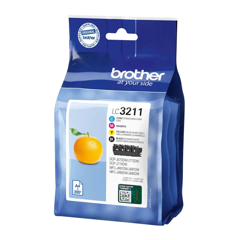 LC3211VAL VALUE PACK 4 200p (MFC-J491-890/DCPJ-774)