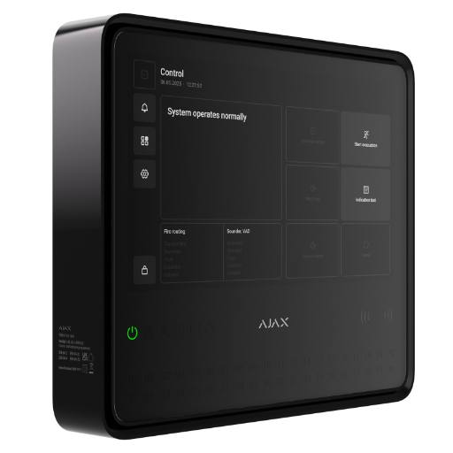 [29473] Ajax EN54 Fire Detection Hub Black