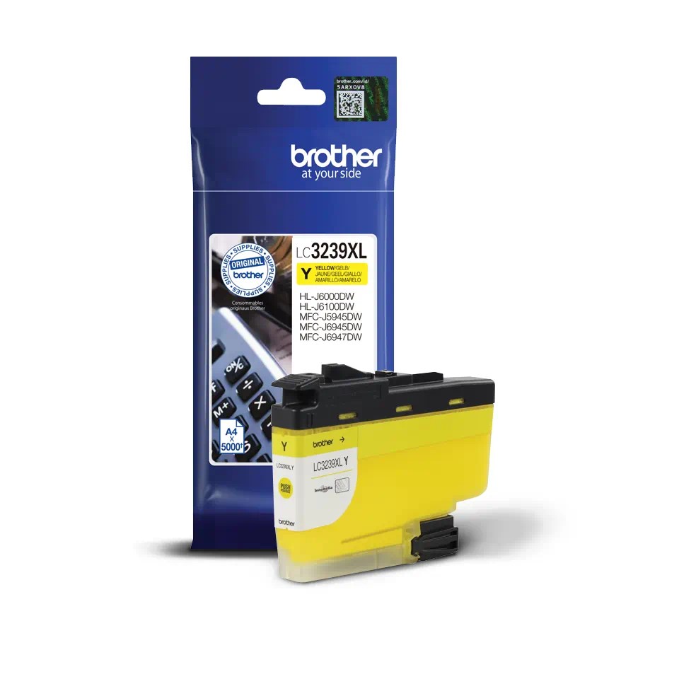 [4977766787956] LC3239XLY INK CARTRIDGE YELLOW 5000P MFCJ5945/MFCJ6945/MFCJ6947/HLLJ6000/HLLJ6100
