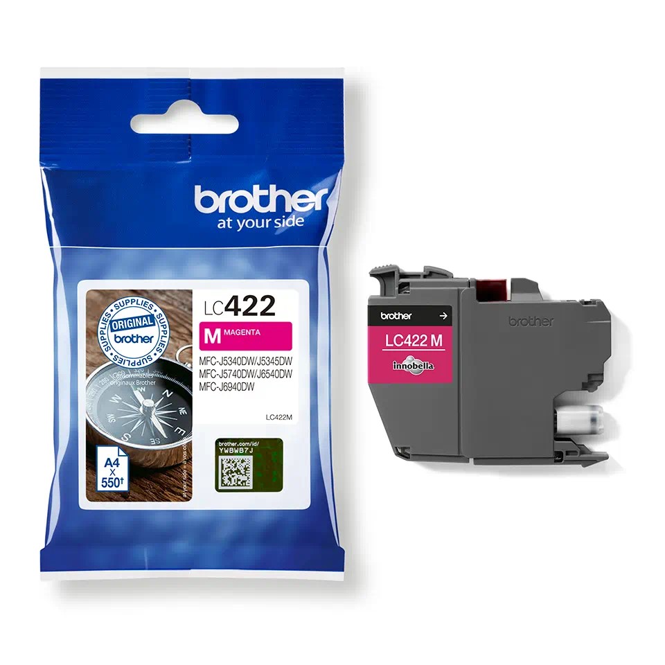 [4977766815567] LC422M Magenta ink cartridge 550 pages MFCJ5340DW, 5740DW,MFCJ6540DW,MFCJ6940DW