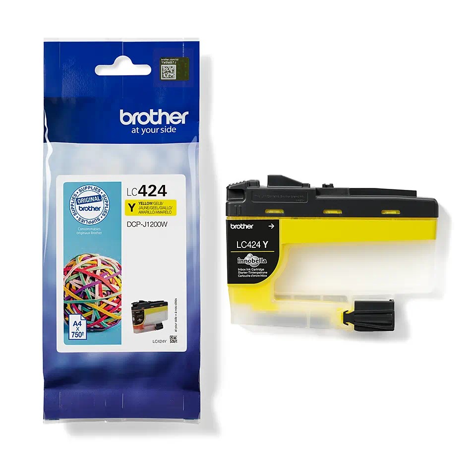 [4977766810470] LC424Y Yellow ink cartridge 750 pages DCP-J1200DW