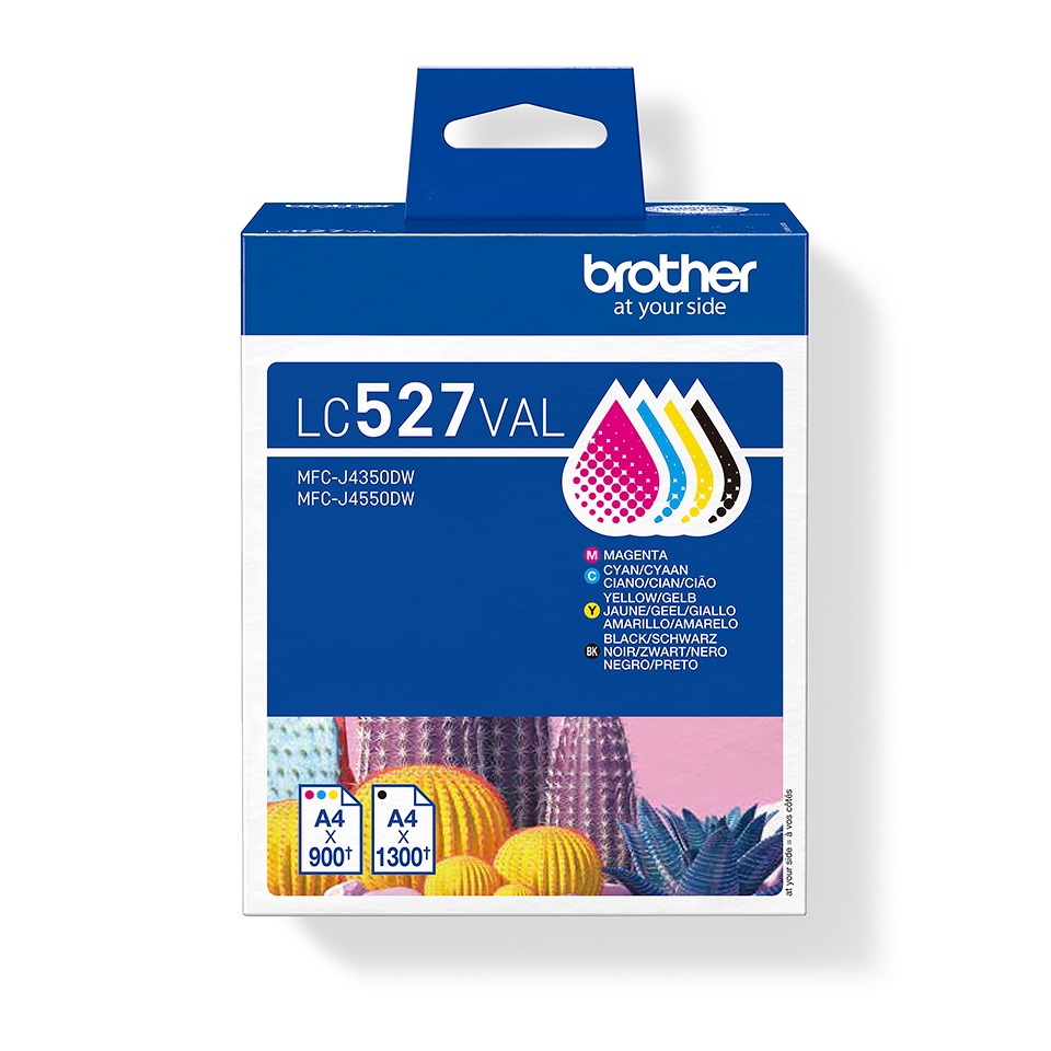 [4977766842181] LC527VAL value pack ink cartridge 1300/900 pages ( MFCJ4350DW, MFCJ4550DW)