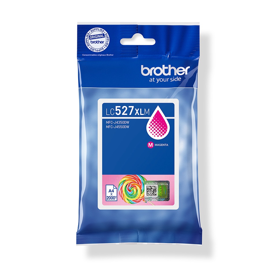 LC527XLM magenta ink cartridge 2000 pages ( MFCJ4350DW, MFCJ4550DW)