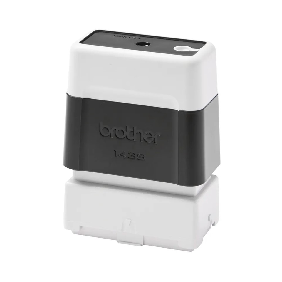 PR1438B BLACK 14 X 38(mm) BROTHER STAMP