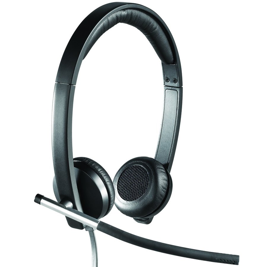 [981-000519] LOGITECH H650E CORDED HEADSET STEREO USB - EMEA