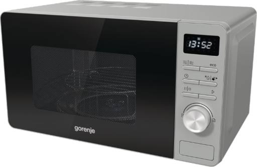 Gorenje Kitchen Microwave Oven 800W + Grill 1000W 23L 11 Programs Digital Screen MO23A4X Inox