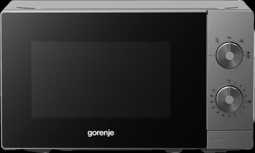 Gorenje Kitchen Microwave Oven 700W 20L 5 Programs Manual Knots MO20E1T4 Titanium
