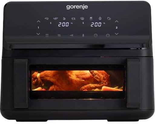 [29331] Gorenje Kitchen Air Fryer 2700W 9L 8 Programs 2x Independent Cavities AF2700BP