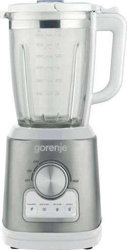 [29320] Gorenje Kitchen Blender 1400W 1.75L Glass Jug 32000 RPM 4 Programs  B1400BE White/Inox
