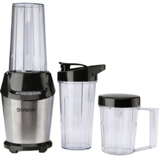 [29318] Gorenje Kitchen Blender 1000W 0.75L Tritan Jug 20000 RPM 2 Speed BN1000BK Black/Silver