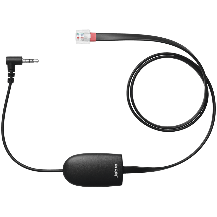 JABRA Link EHS-Adapter for JABRA PRO 9400, JABRA PRO 920, for Panasonic device Series KX-NT 553/556, KX-DT 543/546/554 (3,5 mm jack - RJ45)