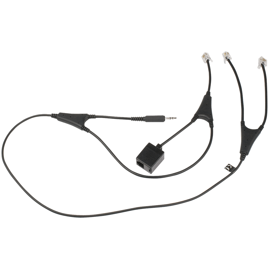 JABRA Link MSH-Adapter cord (only for GN 9120 EHS Version & GN 93XX) for Alcatel IP Touch device: 4028/4038/4068/4029/4039 does not replace MSH Software