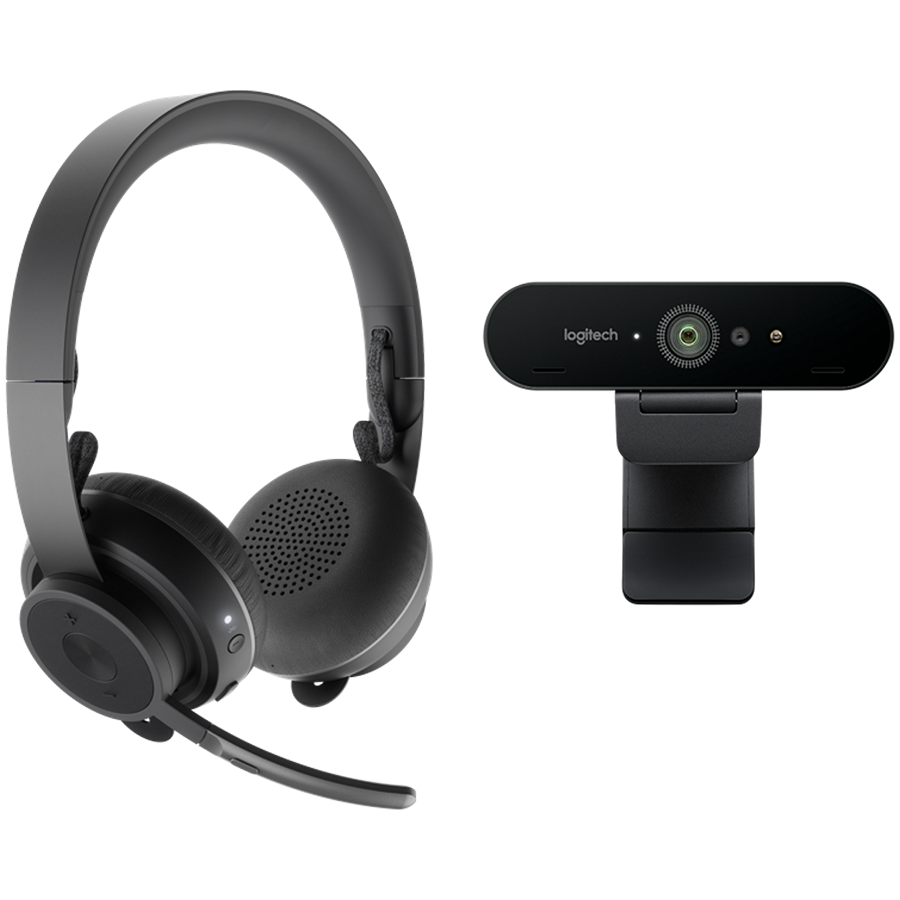[991-000309] LOGITECH PRO PERSONAL VIDEO COLLABORATION KIT (ZONE WIRELESS + BRIO) - WW