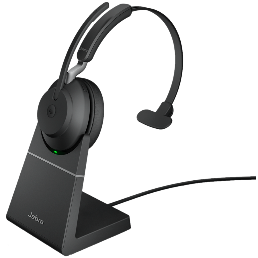 [26599-899-989] JABRA EVOLVE2 65, Link380a MS Mono Stand Black