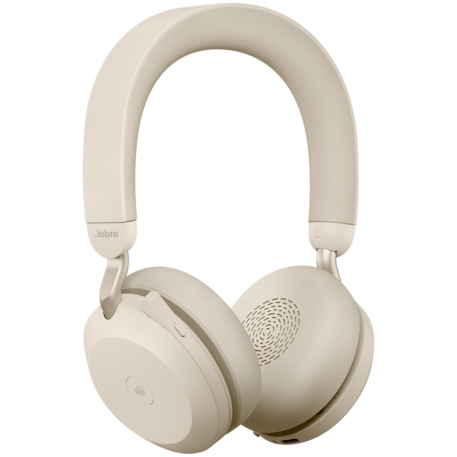 [27599-999-998] JABRA EVOLVE2 75, Link380a MS Stereo Beige, EVOLVE2 75 headset Beige MS, Link 380 BT adapter USB-A MS,1.2m USB-C to USB-A cable, carry pouch, warranty and warning (safety leaflets)