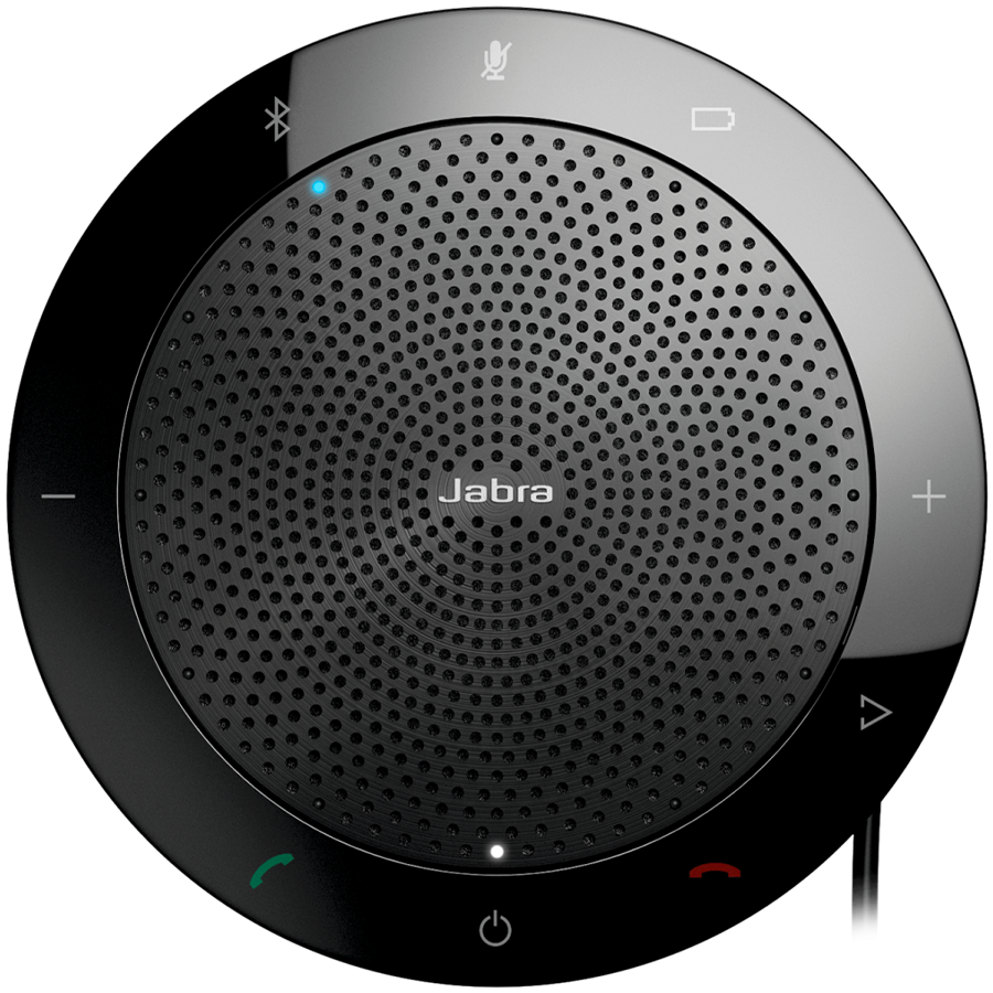 [7510-409] JABRA SPEAK 510 + Speakerphone for UC & BT plus Bundle LINK 370, , USB Conference solution, 360-degree-microphone, Plug&Play, mute and volume button, Wideband, Bluetooth (up to 100 meters).Version B: incl. Smart Button activated via JABRA Direct