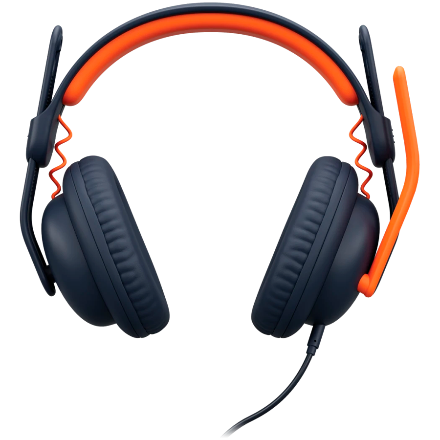 [981-001389] LOGITECH ZONE Learn - Over Ear Wired Headset - CLASSIC BLUE - AUX