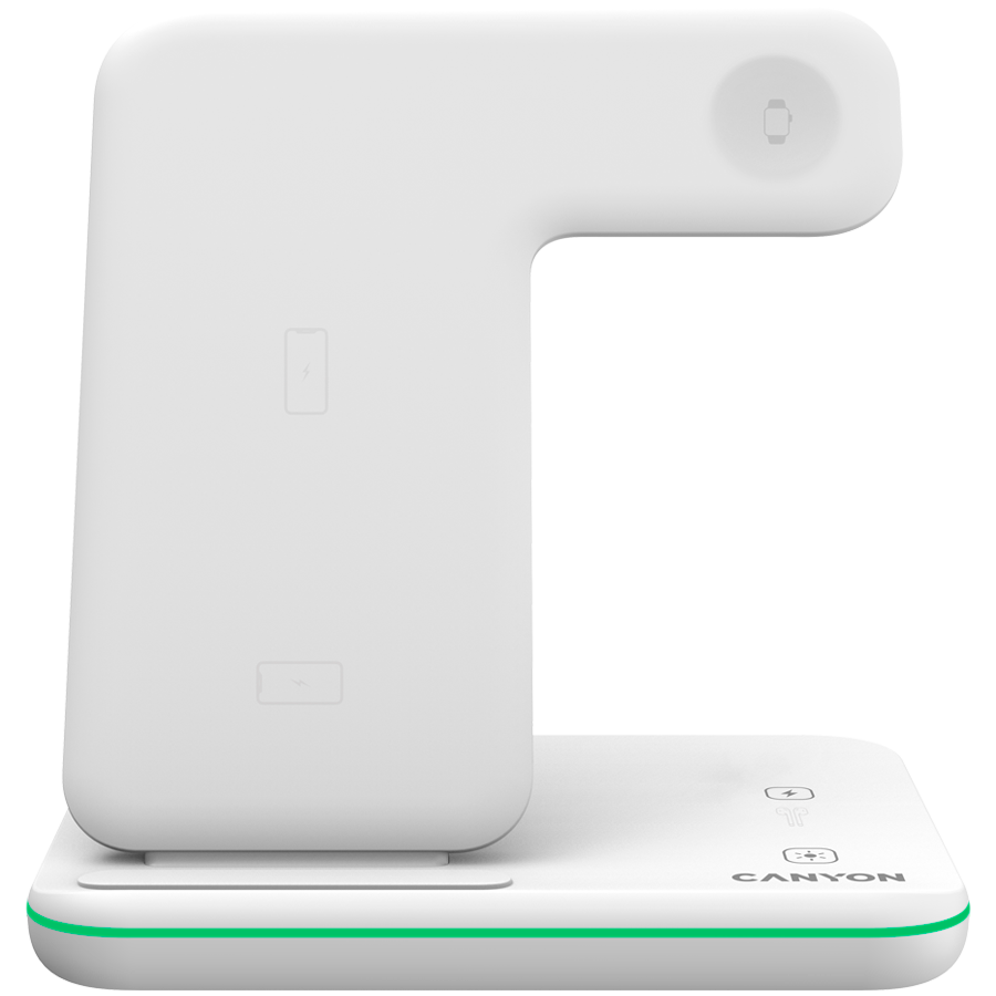 CANYON wireless charger WS-303 15W 3in1 UK White