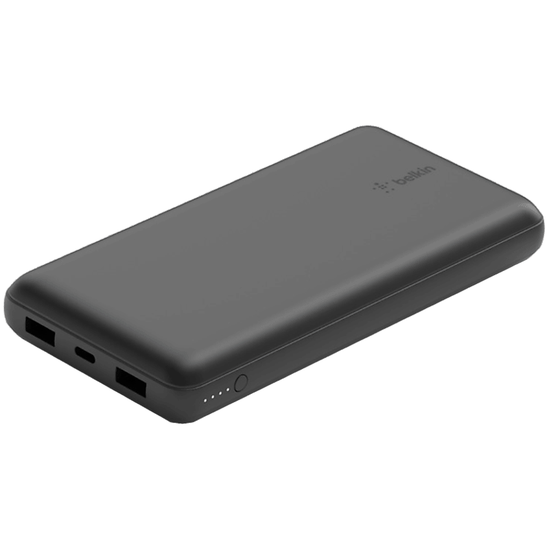 BELKIN 20K POWER BANK, USB-A & C 15W, BLUE