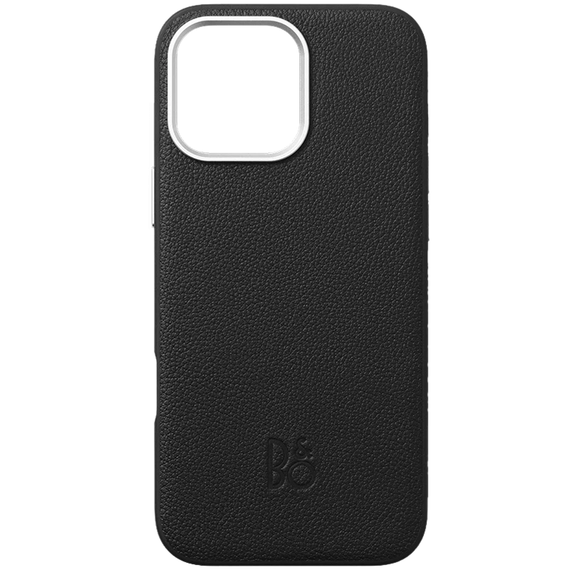 iPhone 16 Pro Max Leather Case Infinite Black