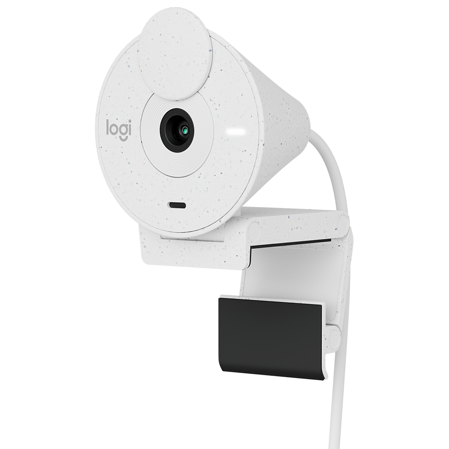 LOGITECH Brio 300 Full HD Webcam - OFF-WHITE - USB-C