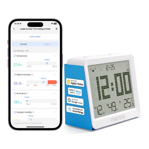 [29089] Meross Homekit Smart Temperature & Humidity Sensor (Matter) MS130MA-EU