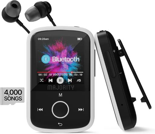 [29055] Majority Portable Bluetooth MP3 Player with 16GB Memory Including Earphones
