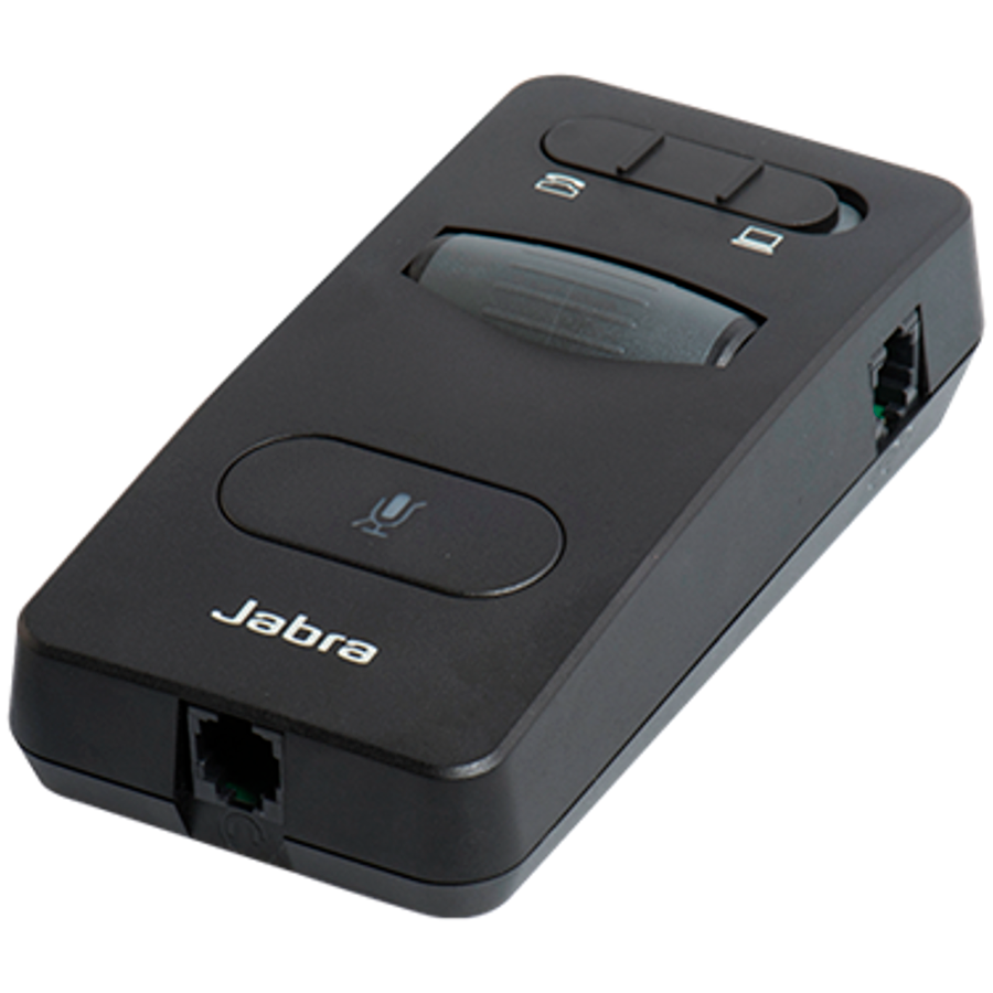 JABRA LINK 860 Amplifier, send and receive amplifier, mute function, volume button, for PC and deskphone, compliance of european noise regulations, audio streaming to allow call recording, agent greeting and transcriptions