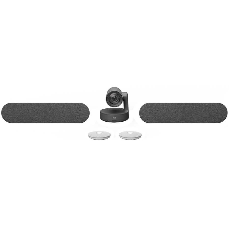 [960-001600] LOGITECH WEBCAM - Logitech Rally Plus Ultra-HD ConferenceCam - WHITE MICPOD - USB - PLUGC - DUAL SPEAKER EMEA