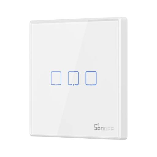[29029] Sonoff T2EU3C-RF Smart Wall Touch Switch 3-Button White