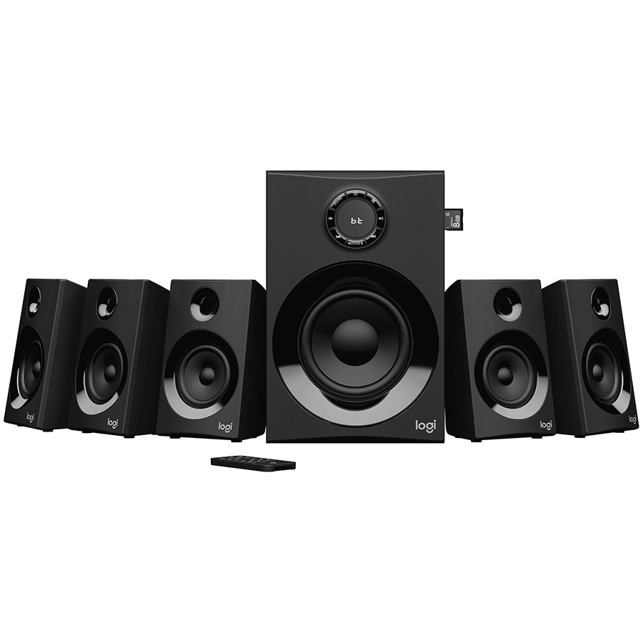[980-001316] LOGITECH Z607 Bluetooth Surround Sound 5.1 Speakers - BLACK