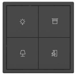 HDL Panel TILE SERIES Ash Grey 4 Button V2.1
