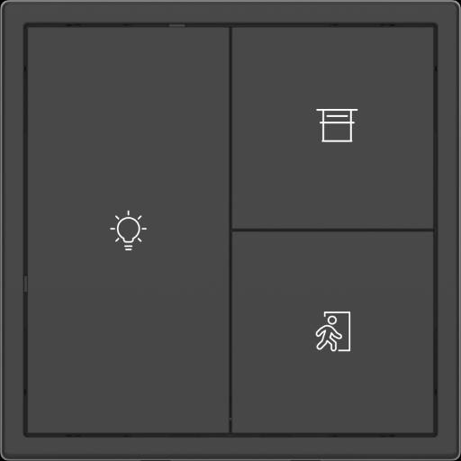 HDL Panel TILE SERIES Ash Grey 3 Button V2.1