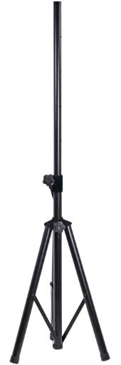 [29011] QTX Heavy Duty Steel Speaker Stand Max Weight 60kg Max Height 1.7m 181.181UK (single)
