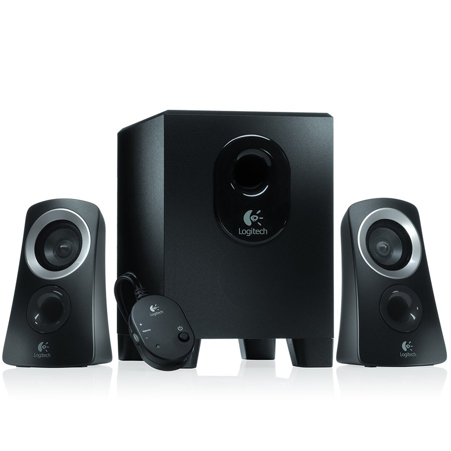 [980-000413] LOGITECH Z313 Speaker System 2.1 - Black - 3.5 MM