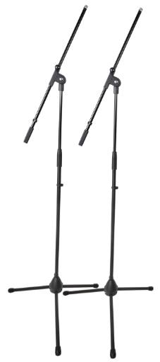 [29000] Chord Microphone Stand w/Adjust Boom Arm (Set of 2 + Carry Case) 181.061UK