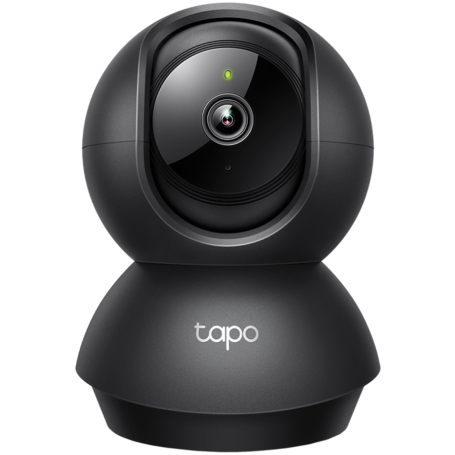 [TAPO C201] TP-LINK TAPO C201 Pan/Tilt Home Security Wi-Fi Camera,1080p high-definition video,360 horizontal and 114 vertical range, advanced night vision up to 40 feet, Black color