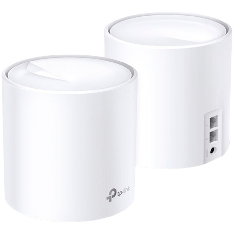 AX1800 Whole Home Mesh Wi-Fi System, Wi-Fi 6, 1201Mbps(2 streams) at 5GHz and 574Mbps (2 streams) at 2.4GHz, 2 Giga RJ-45 ports of each unit, support OFDMA, MU-MIMO, 802.11k/v/r seamless roaming, support WPA3, HomecareTM system, easy setup and manage