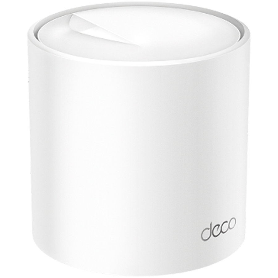 AX1800 Whole Home Mesh Wi-Fi 6 Unit, 1 unitSPEED: 574 Mbps at 2.4 GHz + 1201 Mbps at 5 GHzSPEC: Internal Antennas, 2× Gigabit Ports (WAN/LAN auto-sensing)FEATURE: Deco App, Router/AP Mode, IPv6, IPTV, HomeCare (Parental Controls, Antivirus, QoS,