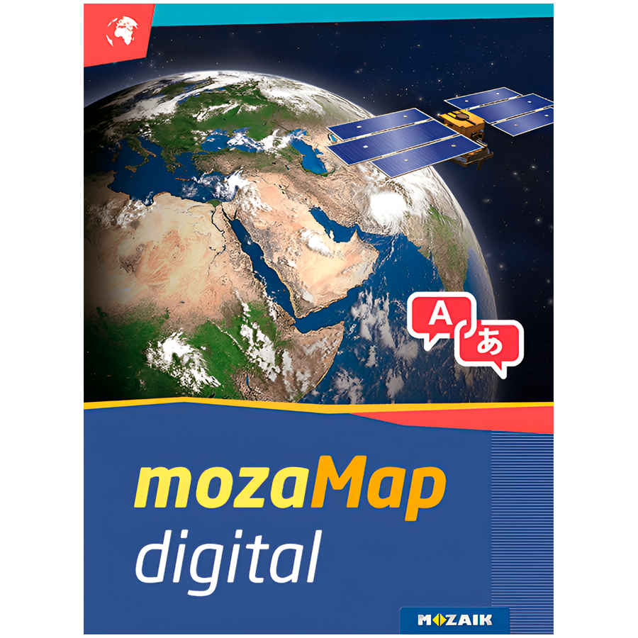 [MS-4099D] Multilingual Geographical Digital Atlas - Secondary School. 1 Year - 1 device. 288 maps