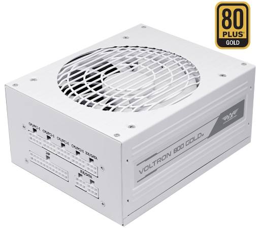 [28937] Armaggeddon Gaming PSU 800W Modular & Certified 80+ VOLTRON GOLD 800 White