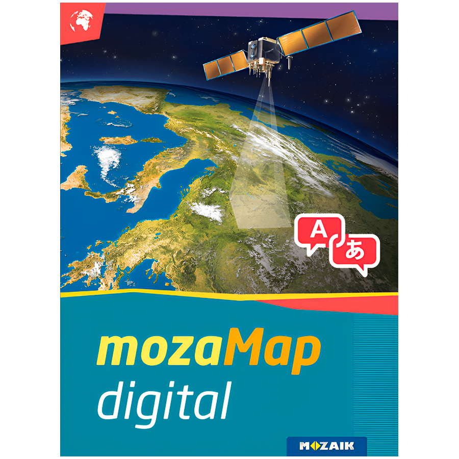 Multilingual Geographical Digital Atlas - Upper Primary. 1 Year - 1 device. 127 maps